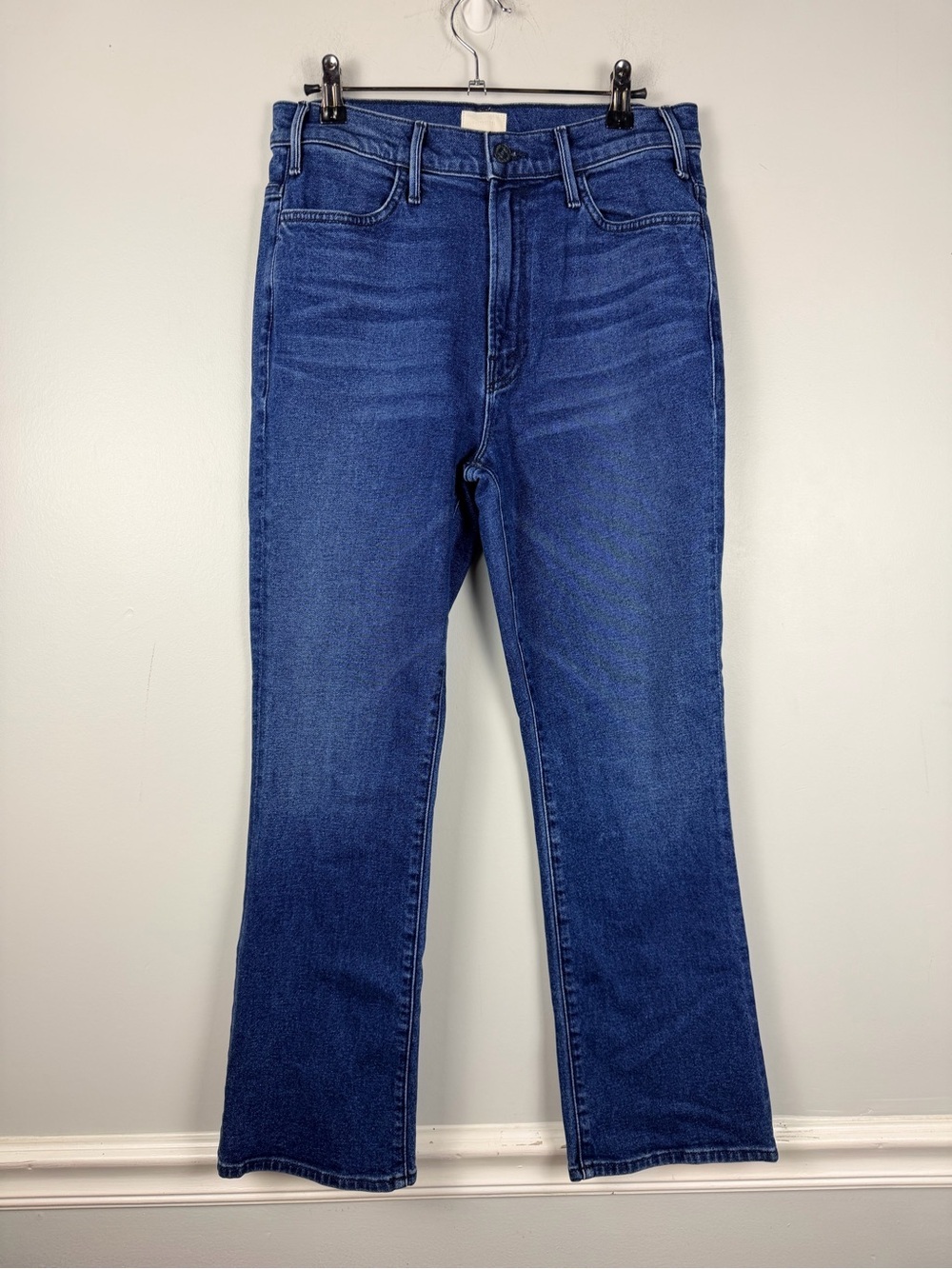 MOTHER The Hustler Ankle Blue Ink High Rise Jeans size 29